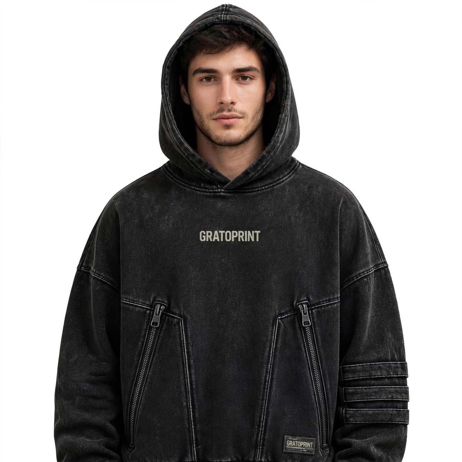 GRATOPRINT Urban Edge Custom Premium Street Hoodie (1)