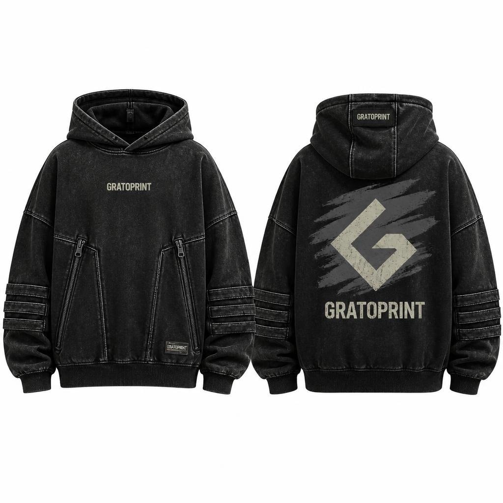 GRATOPRINT Urban Edge Custom Premium Street Hoodie