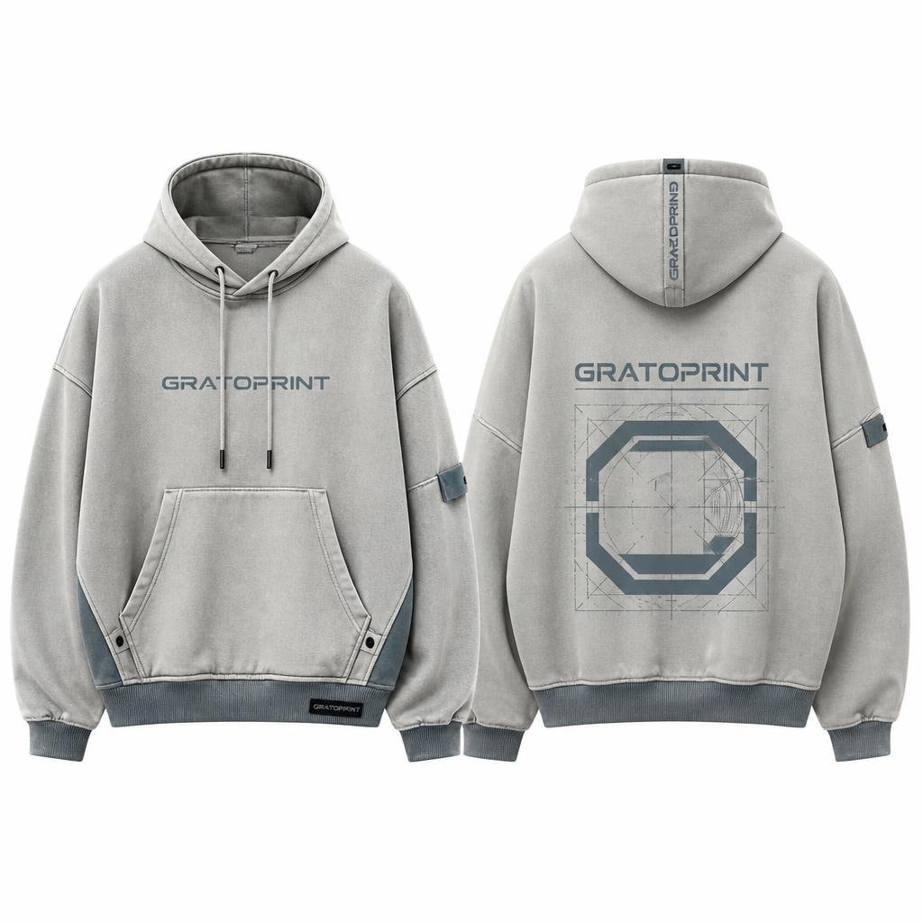 GRATOPRINT Skyline Custom Premium Street Hoodie